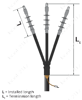 CITH3.2402L муфта концевая гибридн. внутр. 1