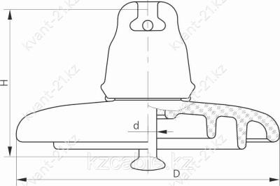 Изолятор U100BL (146) линейный подвесной 0