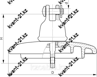 Изолятор U70C (146) линейный подвесной 0