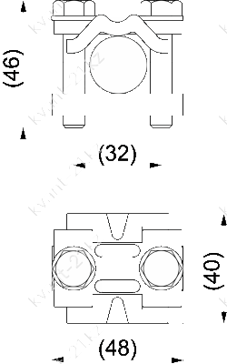 KG20 зажим шинный 1