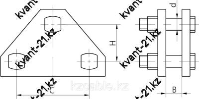 Коромысло двухцепное типа 2КД-7-1С 0