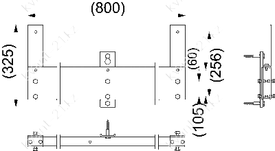 PEK43 кронштейн монтажный 1
