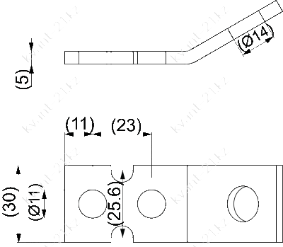 PSS10 шина медная 1