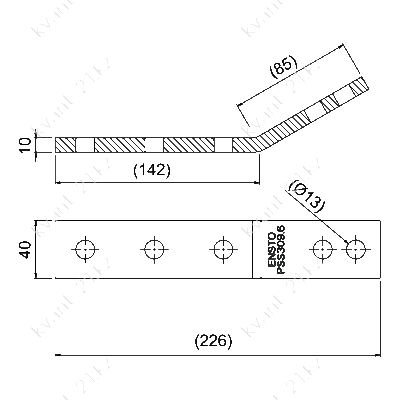 PSS309.6 шина медная 1