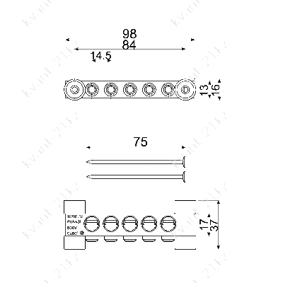 PSS431 шина заземления 1