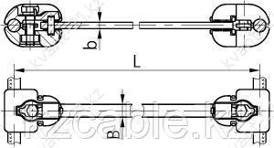 Распорка дистанционная РГУ-3-600 1