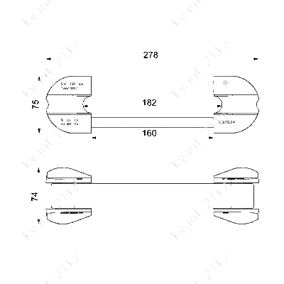 SDI70.24 изолятор оттяжки композитный 1