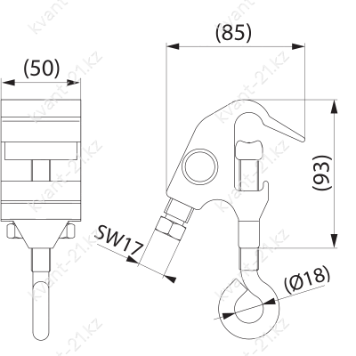SL30.1 зажим оперативный ответвит. 2