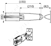 SO251 зажим анкерный 1