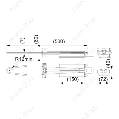 SO255.2 зажим анкерный 1