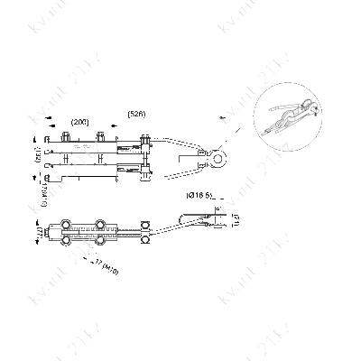 SO257S зажим анкерный 1