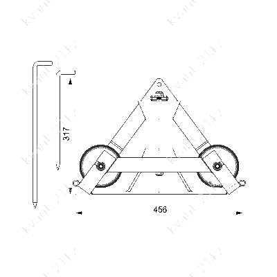ST158 ролик монтажный 1