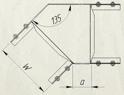Угловой КГГ 45 (135) 1