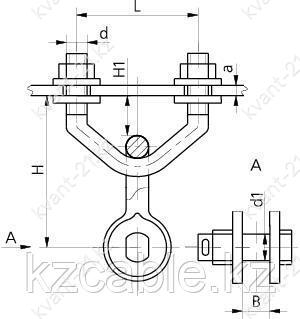 Узел крепления КГП-4-1 0