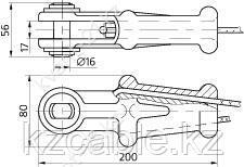 Зажим натяжной клиновой НКК-1-1Б 1