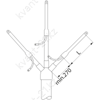 HOTP1.2402 муфта концевая термоус. внешн. 1