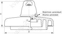Изолятор линейный подвесной ПСВ160Г для линий постоянного тока 300-800кВ 0