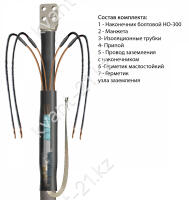 Концевая кабельная Муфта 1 КТ-1 (240)-ЭТ ЗЭТАРУС (БПИ) 1