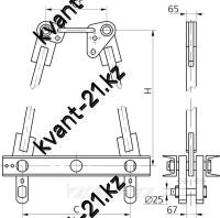 Коромысло двухцепное типа 2КД2-240-1 0