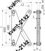 Коромысло лучевое 2КЛ-21-1 0
