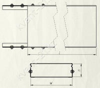 Крышка прямая замковая КЛЗ 1
