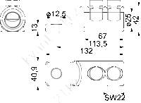 LUG150-300/12LVTIN наконечник 1