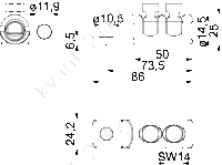 LUG50-95/10LVTIN наконечник 1