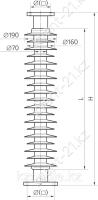 Опорный Изолятор ОСК 10-110-В-2-01 наружной установки 0
