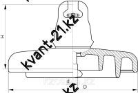 Подвесной изолятор U125BP (146) 1