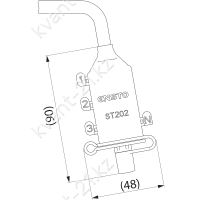 ST202 разъем для заземл. и закоротки 1