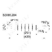 SDI90.284 изолятор натяжной композитный 1