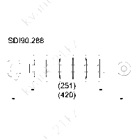 SDI90.288 изолятор натяжной композитный 1