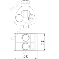 SM4.21 зажим плашечный 1